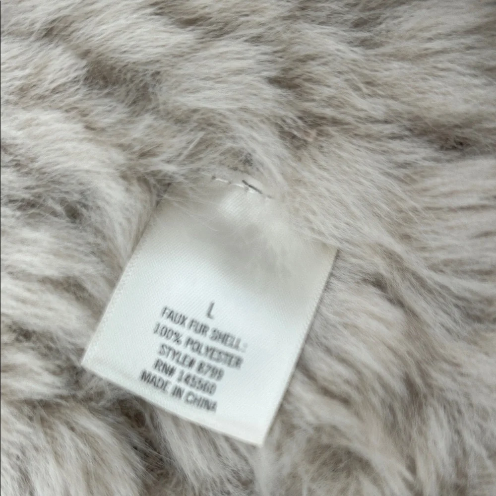 Miami Cream Faux Fur Vest